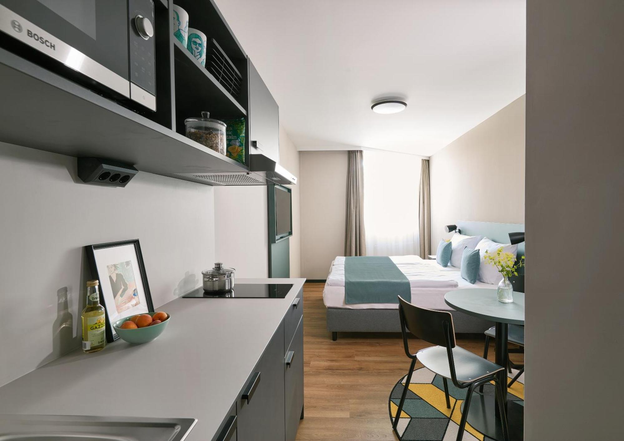 ลีฟวิง โฮเต็ล อัม ดอยท์เชน มิวเซียม Aparthotel มิวนิก ภายนอก รูปภาพ
