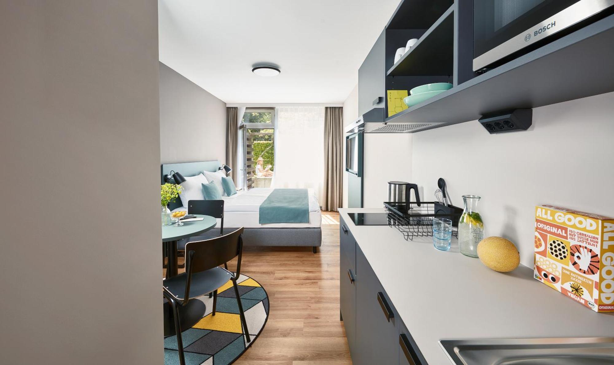 ลีฟวิง โฮเต็ล อัม ดอยท์เชน มิวเซียม Aparthotel มิวนิก ภายนอก รูปภาพ